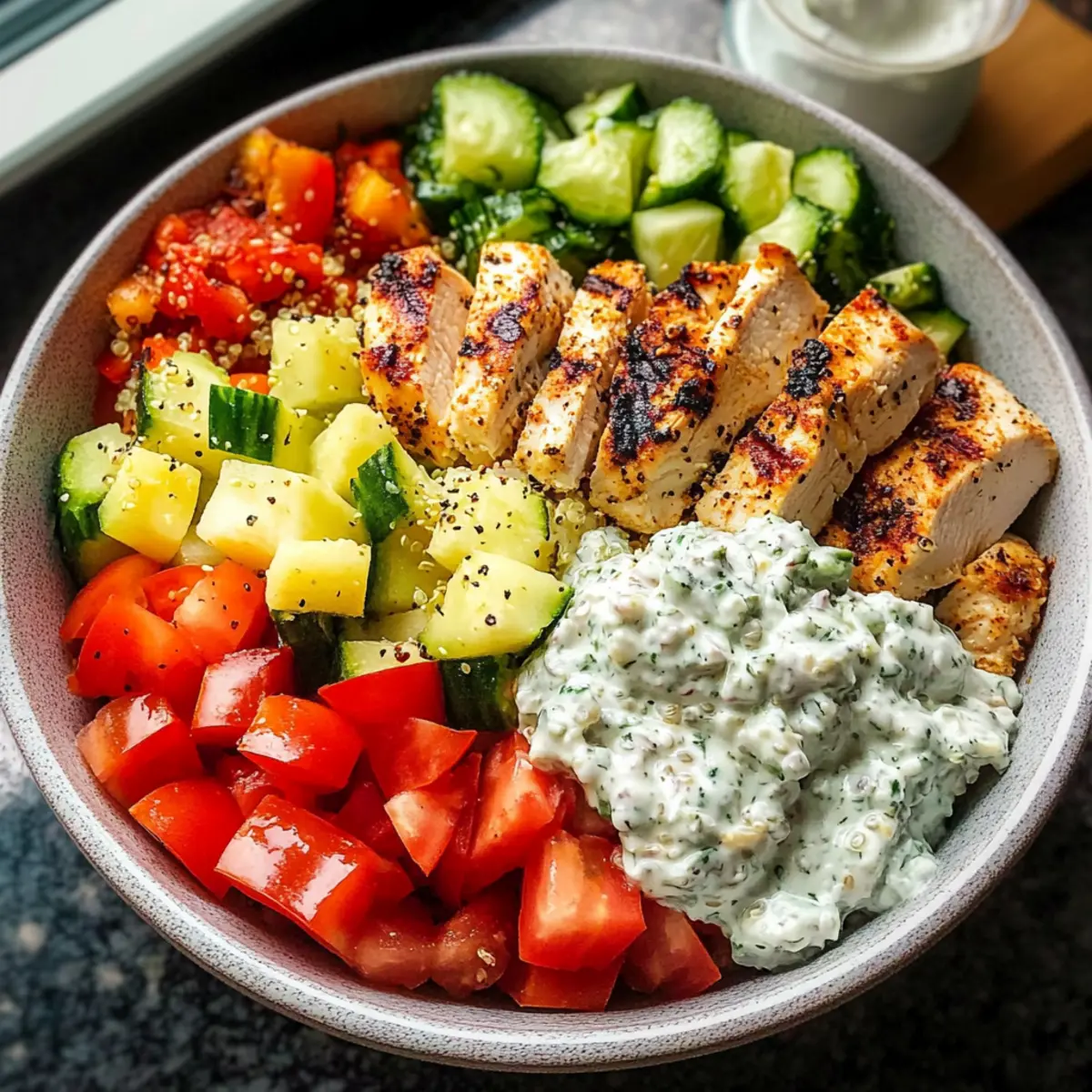 Greek Chicken Bowls