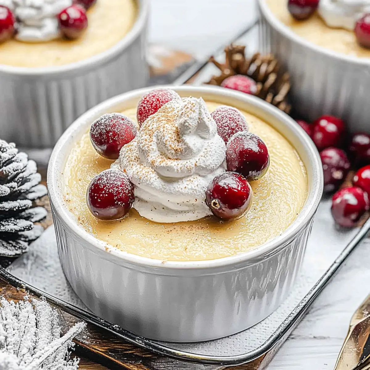 Homemade Eggnog Pudding