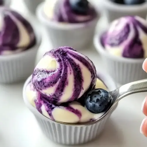 Blueberry Swirl Yogurt Bites