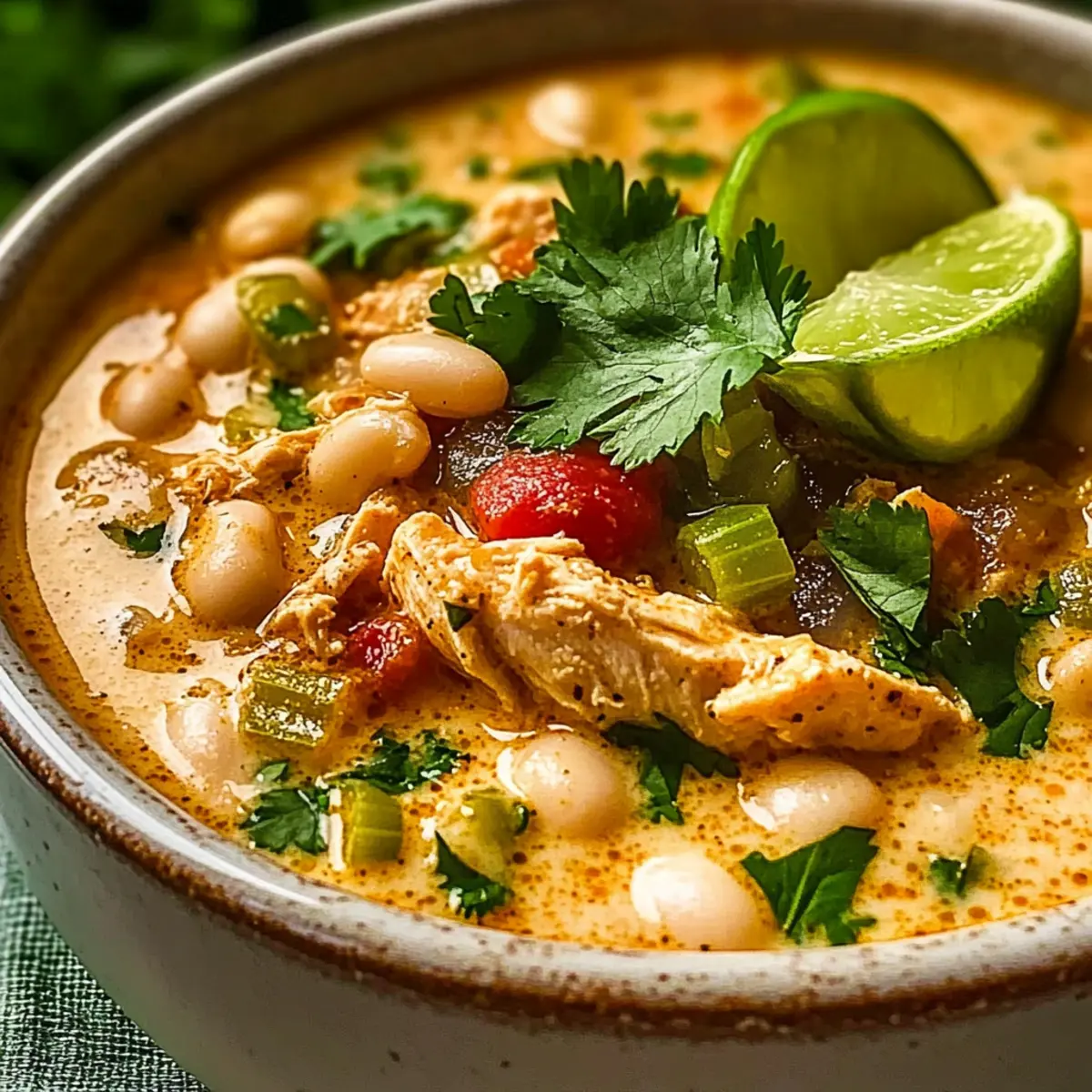 Cajun White Chicken Chili