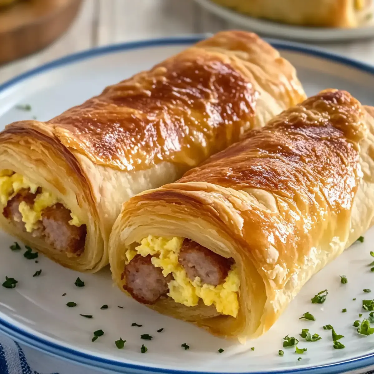 Sausage Egg Breakfast Roll-Ups