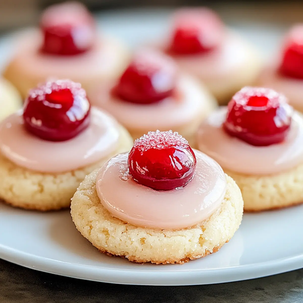 Almond Cherry Cookies