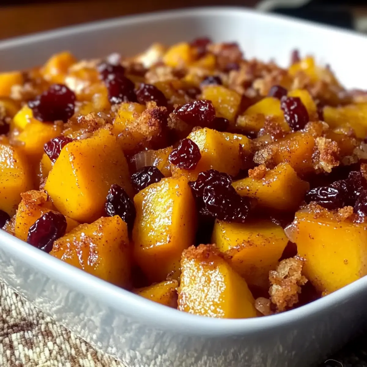 Autumn Butternut Squash Apple Bake