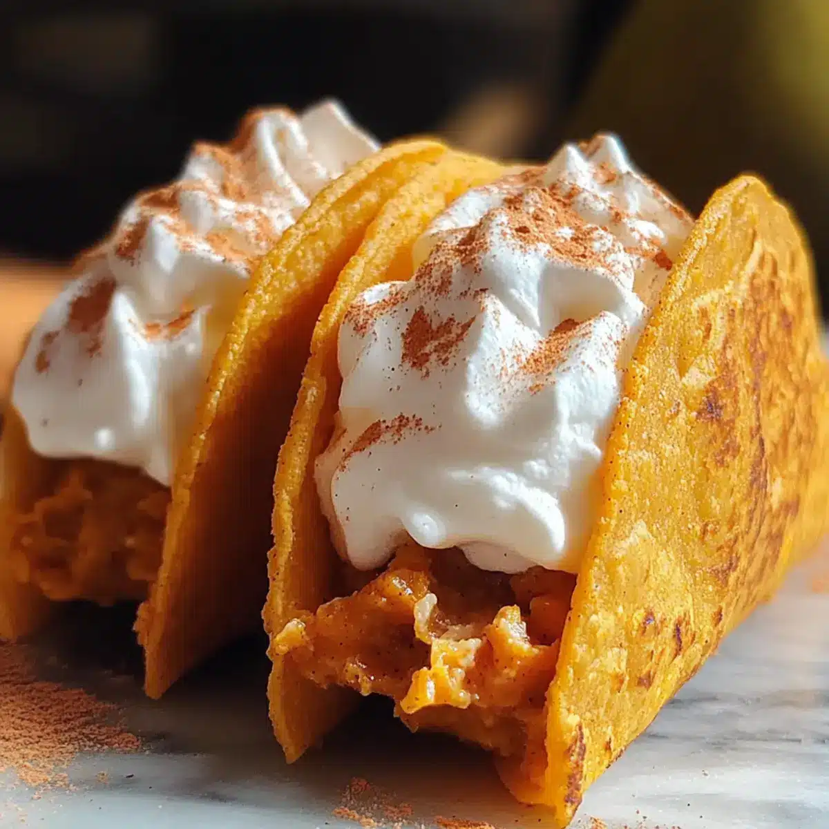 Pumpkin Pie Tacos
