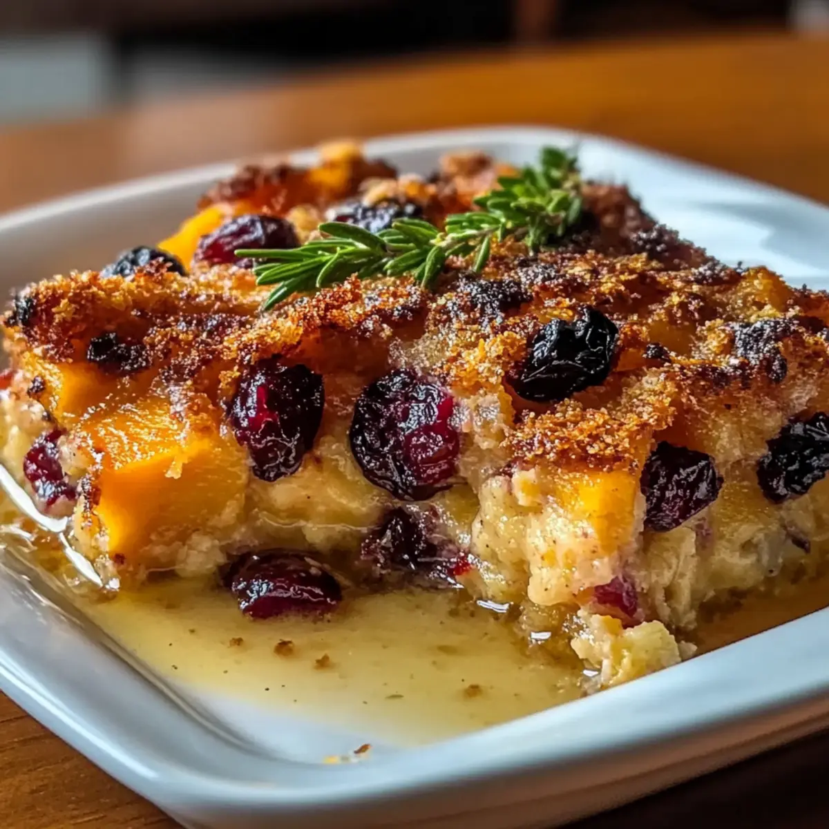 Sweet Potato & Cranberry Gratin