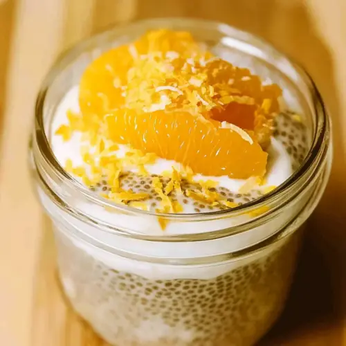 Orange Creamsicle Chia Pudding
