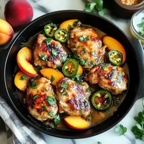 Jalapeno Peach Chicken