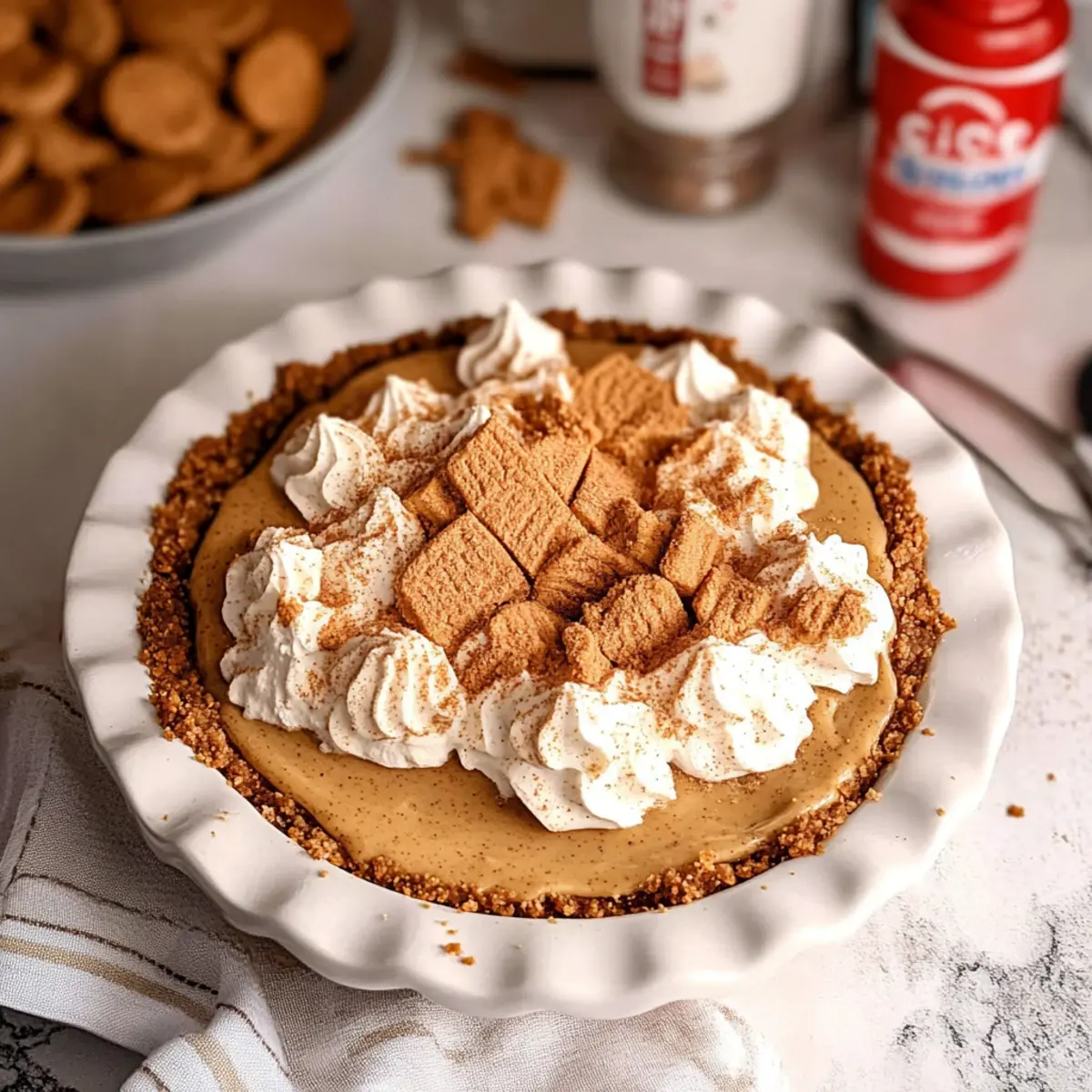No-Bake Cookie Butter Pie