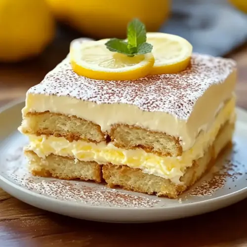 Lemon Tiramisu