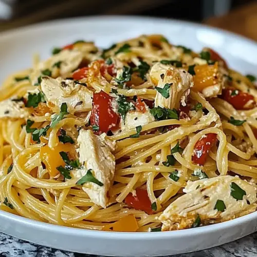 Monterey Chicken Spaghetti