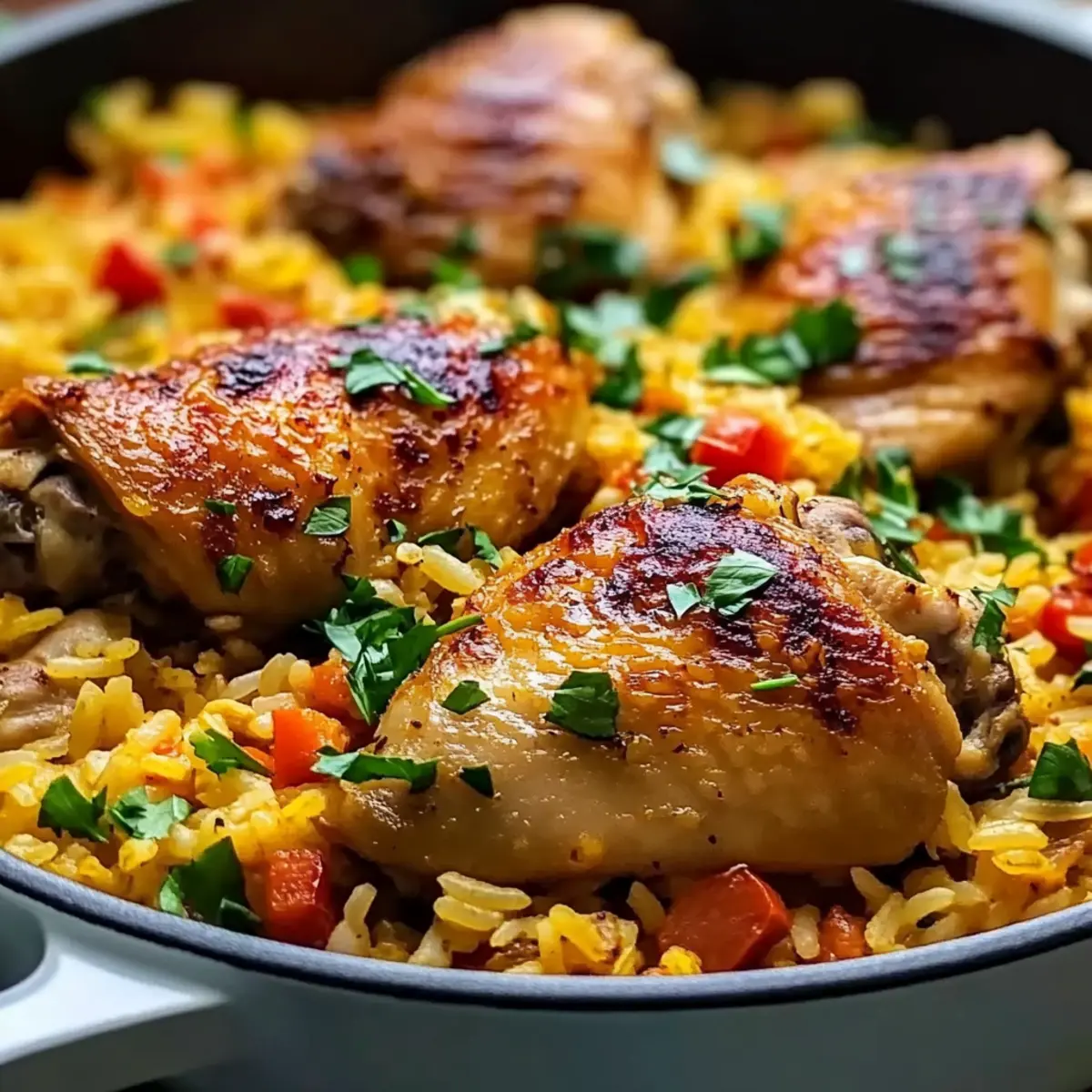 Portuguese One Pot Chicken & Rice