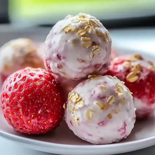 Strawberry Cheesecake Protein Balls