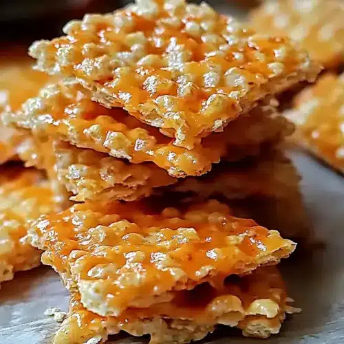 Rice Krispie Cheddar Crackers