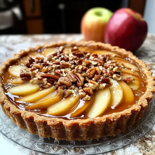 Gluten Free Caramel Apple Tart