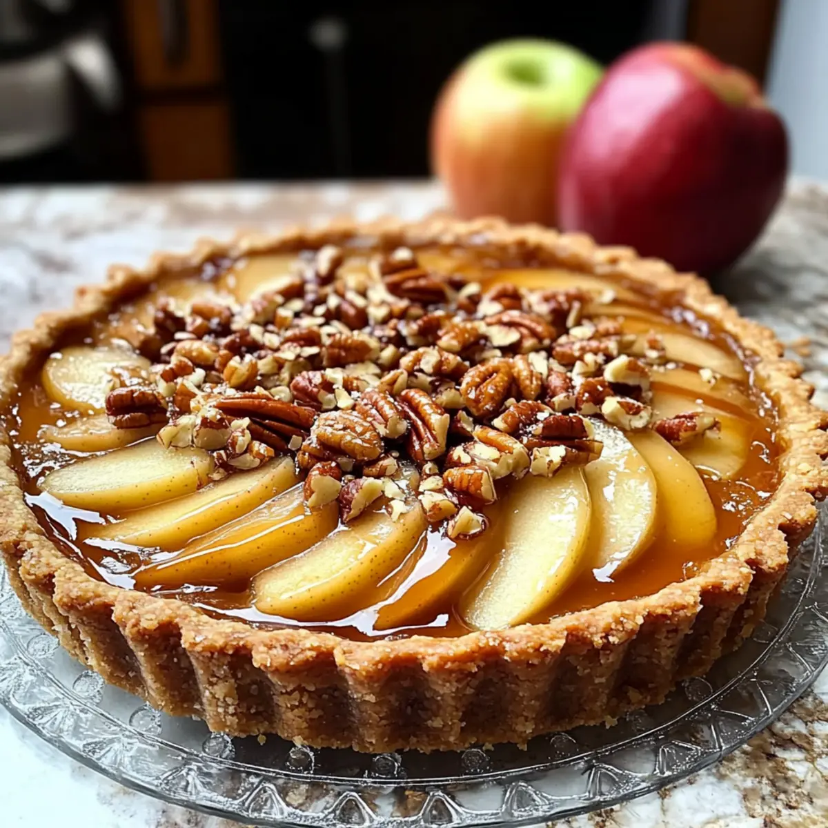 Gluten Free Caramel Apple Tart