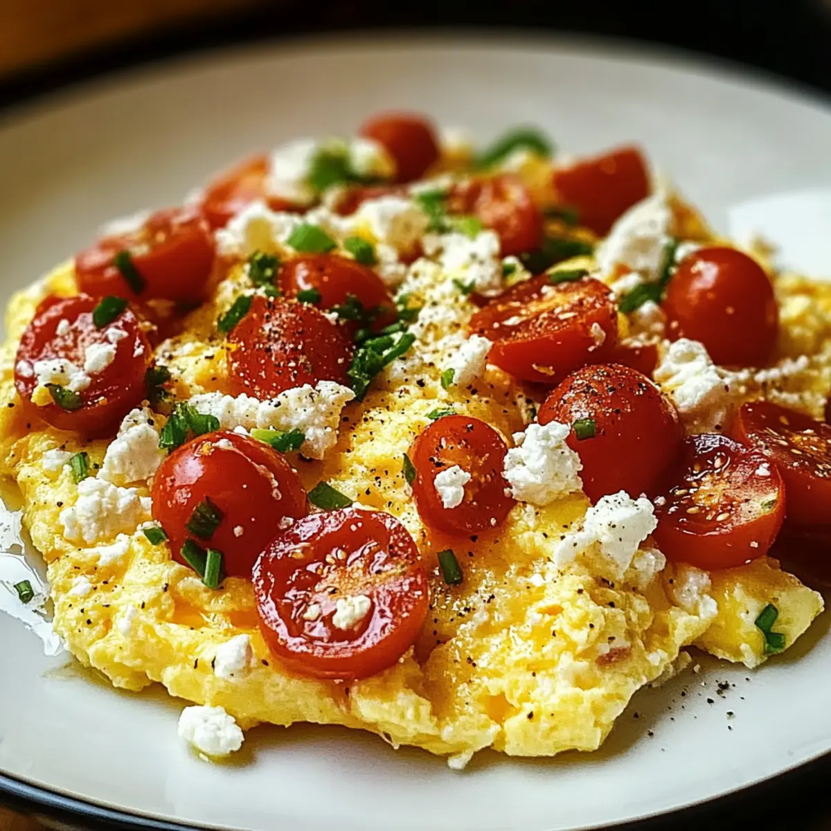 Mediterranean Scrambled Eggs