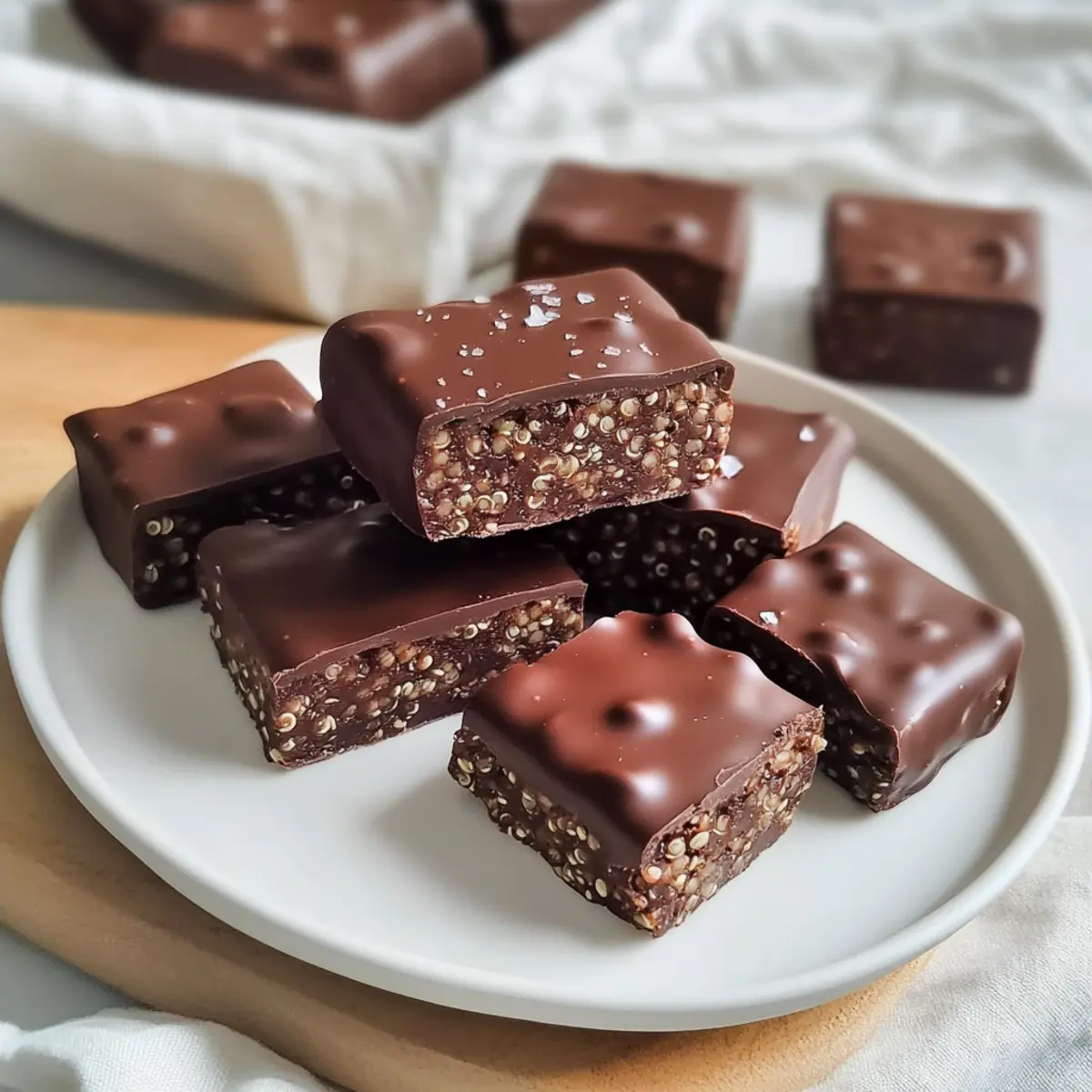 Chocolate Quinoa Crunch Bars