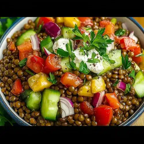 Mediterranean Lentil Salad
