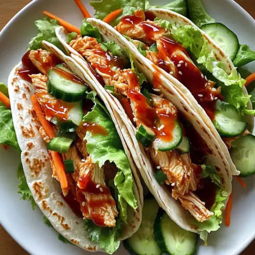 Sweet Chili Chicken Wraps