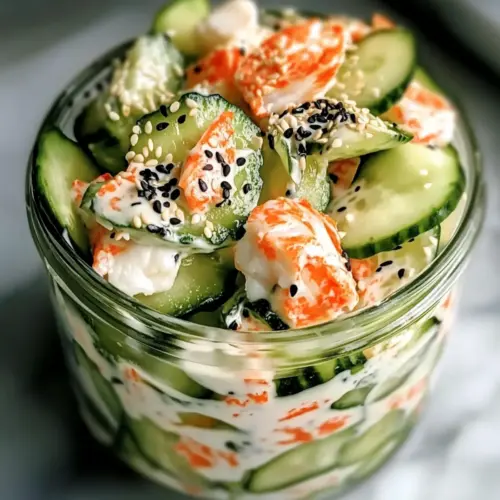 California Roll Cucumber Salad