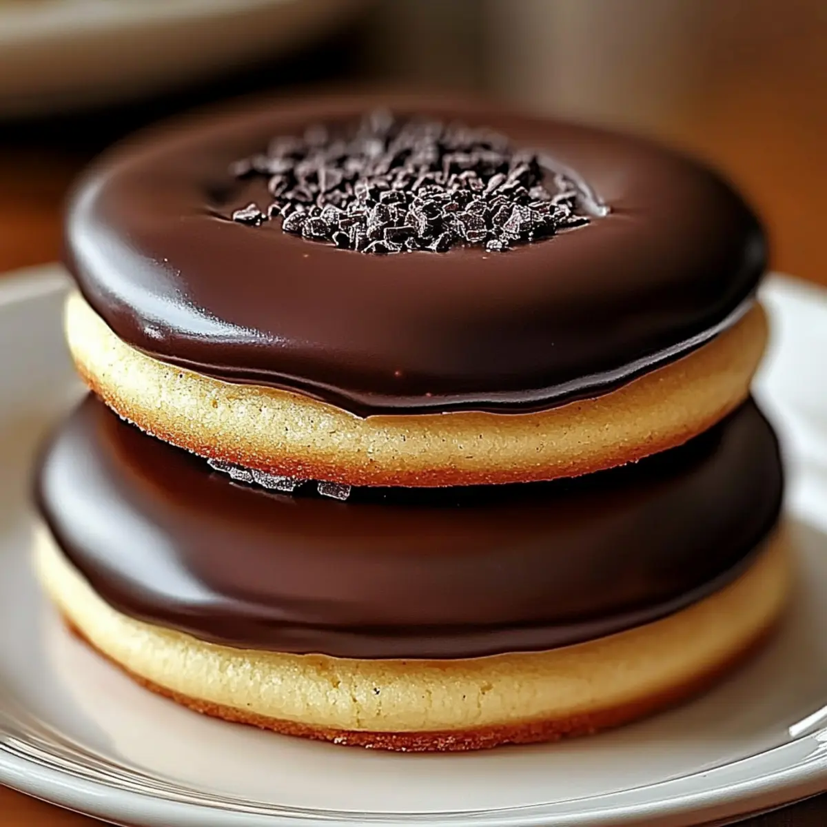Boston Cream Pie Cookies
