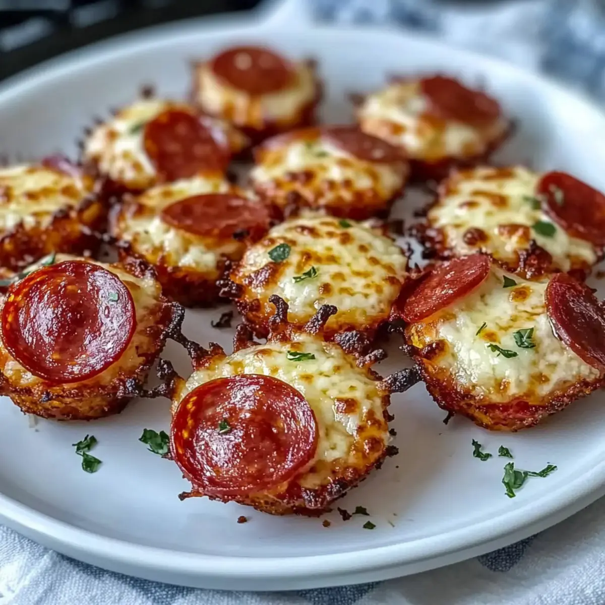 Keto Pepperoni Pizza Bites