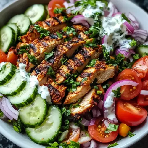 Spiced Grilled Chicken Salad