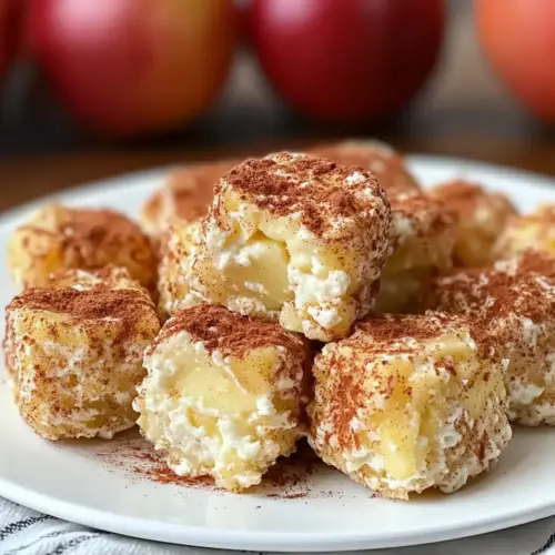 Cinnamon Apple Cottage Cheese Bites