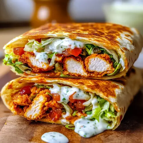 Healthy Chicken Crunch Wrap