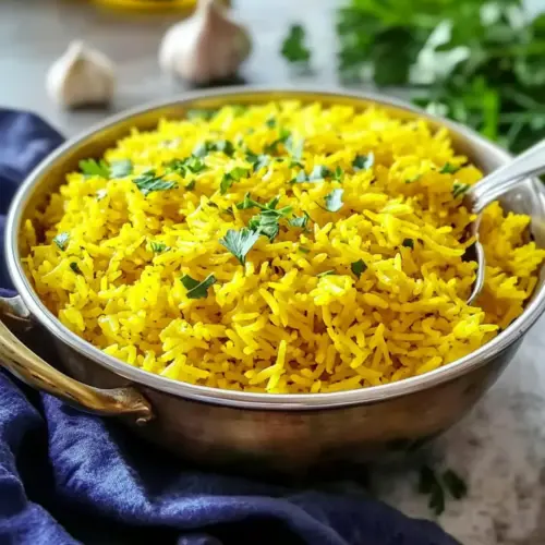Garlic Turmeric Rice