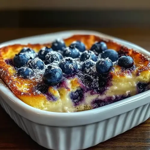 Blueberry Buttermilk Pancake Casserole