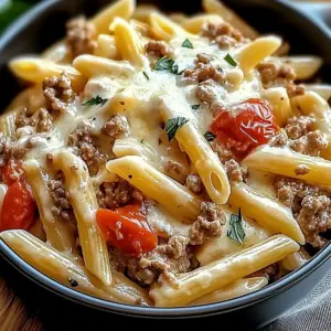Rotel Pasta with Ground Beef