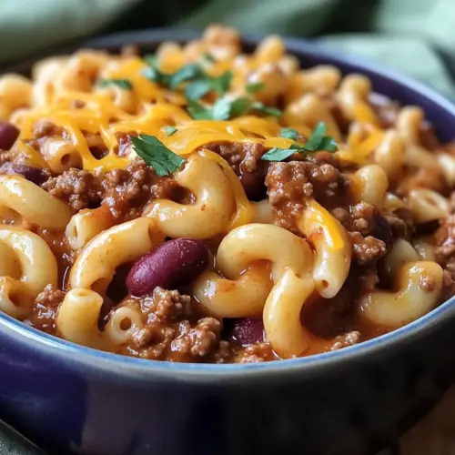 Crockpot Chili Mac And Cheese
