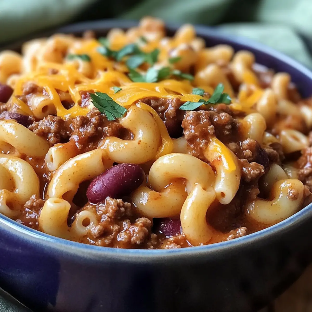 Crockpot Chili Mac And Cheese