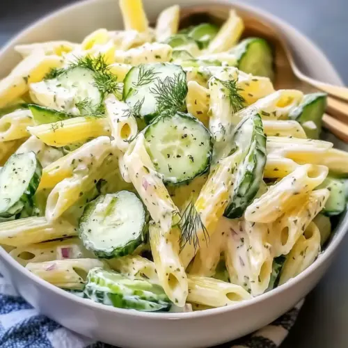 Healthy Cucumber Pasta Salad