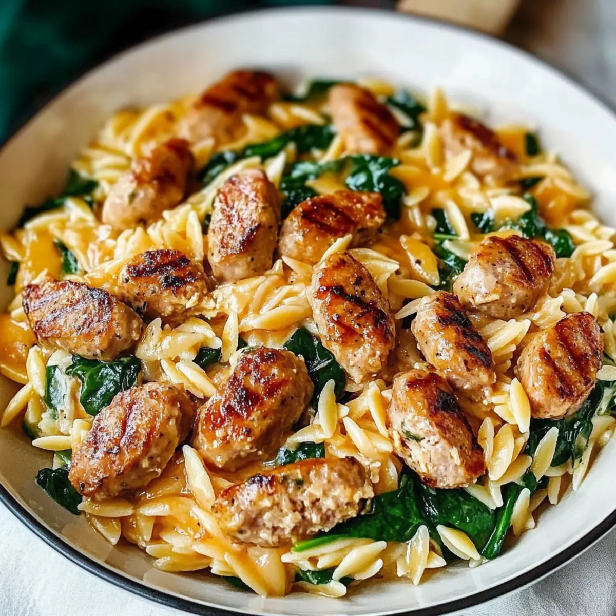 chicken Sausage Orzo