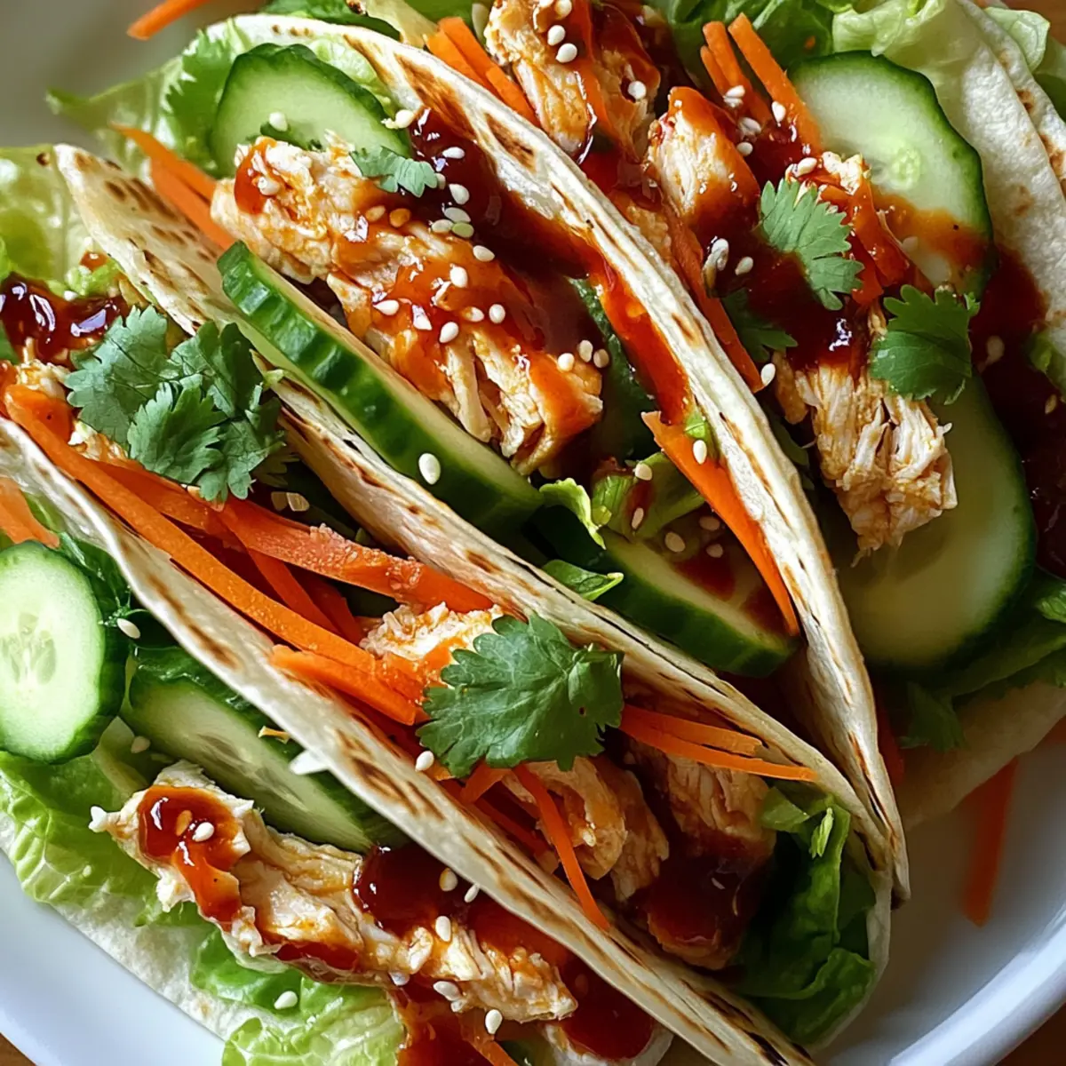 Sweet Chili Chicken Wraps
